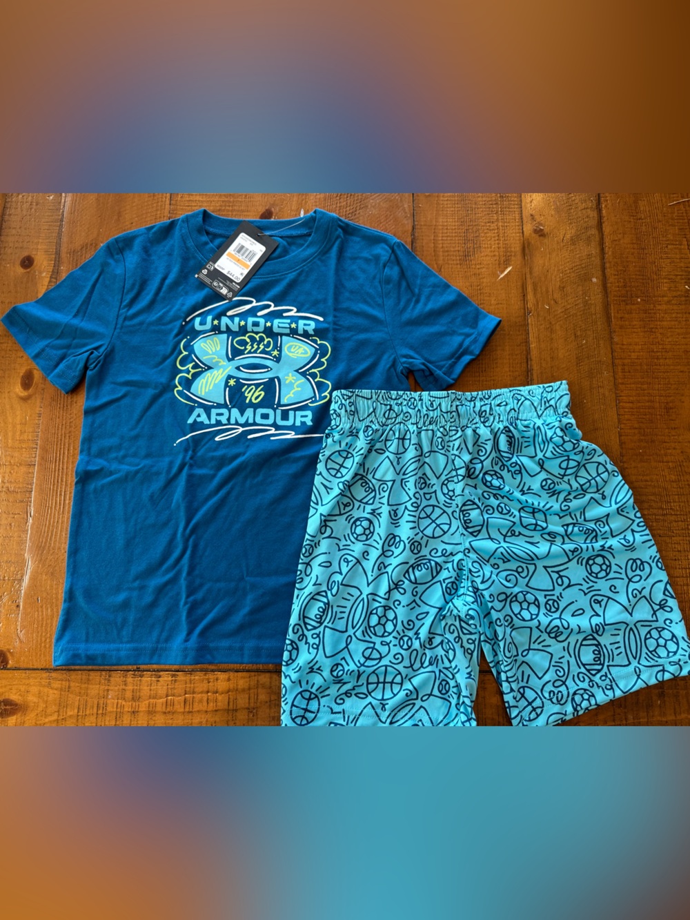 Under Armour Kid’s Blue Graphic Set